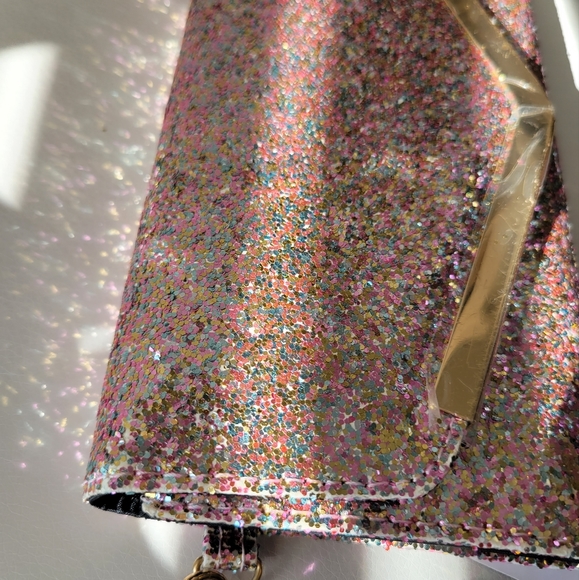 FINAL PRICE: Massini clutch wristlet wallet NWT glitter  BEAUTIFUL! - Picture 2 of 16